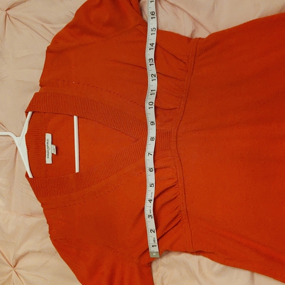 Banana Republic orange thin summer sweater - Picture 7 of 10